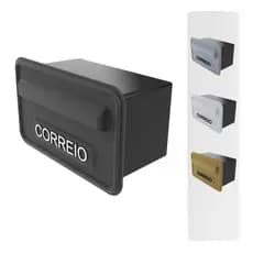 Caixa de Correios Cartas Parede Grade PVC Embutir Resistente Original