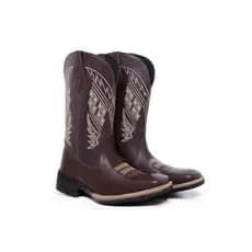 bota texana diamante bordado masculino