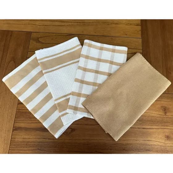 Kit 4 Panos de Copa Atoalhados 60x40cm – Pano de Prato