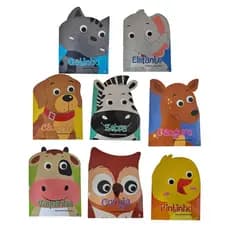 Livro Infantil Amiguinhos Recortados II - Animais