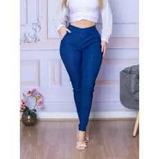 Calça Estilo Legguing Social Ziper Lateral Linda LLevo