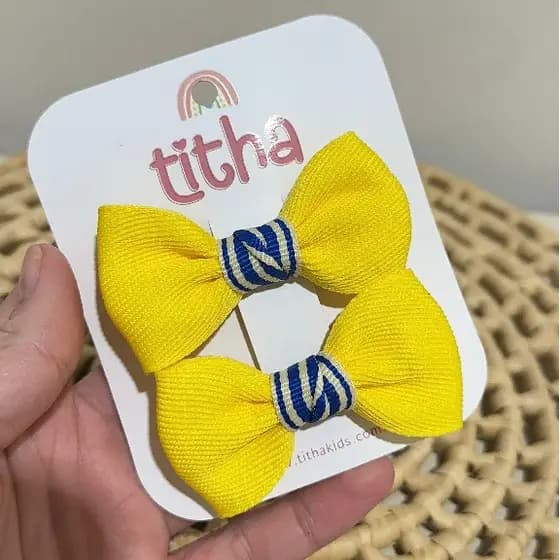 Laço amarelo Brasil/copa do Mundo/bico de pato,Xuxinha do Brasil/laço infantil copa do mundo