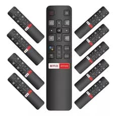 kit 10 Controle Remoto Compativel TV TCL Android Led Qled SKY9071 atacado
