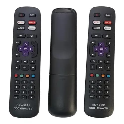 3 Controles Remoto para Tv Aoc Roku
