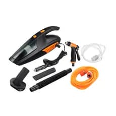 Aspirador De Pó Carro E Lavador Alta Potência Automotivo 120w 12v Tomate