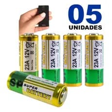 Pilha para Controle de Portão e Alarme 12v 23A com 3 unidades