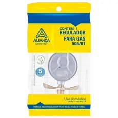 REGULADOR de GAS para  COZINHA   regulador tamanho pequeno 505/01-1Kg/h de G.L.P. Inmetro Original ALIANÇA
