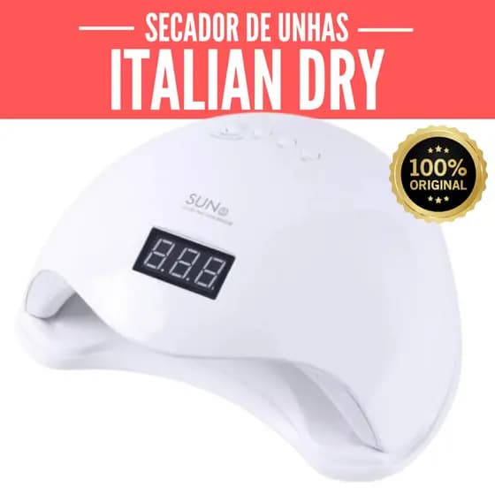Secador de Unhas Cabine Led/uv Sun 5 Digital 48w Bivolt Unha