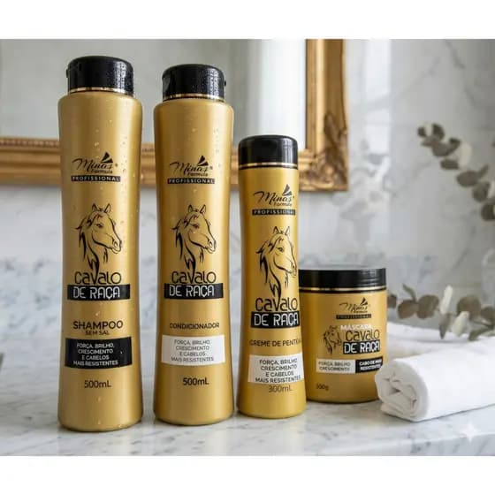 Kit Capilar Cavalo de Raça Minas Formula 4 Produtos