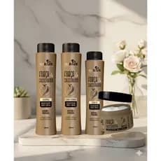 Kit Capilar Profissional Força e Crescimento Mahair Cosméticos Biotina e Pantenol