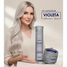 Matizador Violeta Blond Desamarelador para Cabelos com Luzes, Mechas e Grisalhos