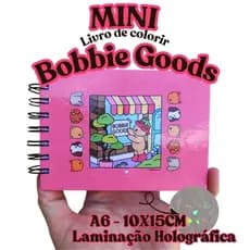 Mini Livro de Colorir Ursinho Bob 50 Folhas Infantil Adulto Criativo Relaxante
