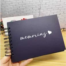 Caderno para colar fotos scrapbook