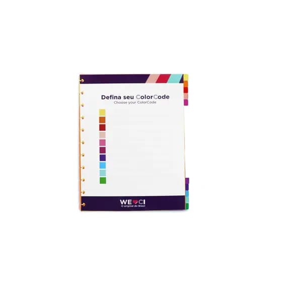 Divisória Colorcode Caderno Inteligente Grande 10 Matérias