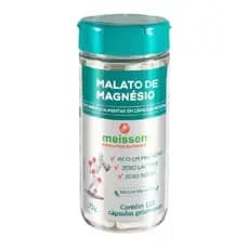 Malato De Magnésio 500mg Meissen 120 Cápsulas Gelatinosas