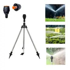 1 / 2 unidades Irrigador Jardim Giratório 360 graus Circular Telescópico Aspersor Com Tripé Campo