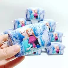 Kit C/10 Porta Moeda Box Personalizado Frozen Lembrancinhas de aniversário Personalizada