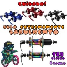 Par Cubo Barulhento 6 pawls 120 Clicks Viper X700 Plus C/ Blocagem Disco 9v a 12V