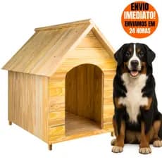 Casinha de Madeira N5 Para Cachorro Cães Cão Porte Médio Grande Casa 5 Tamanho 5 Promoção