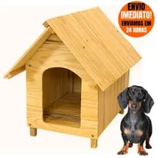 Casinha De Madeira N1 Para Cachorro Cães Porte Pequeno Para Pinscher Casa Pet Número 1 Promoção