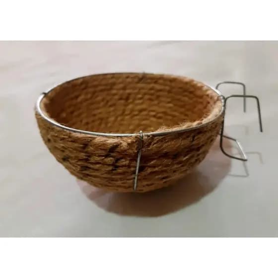 Ninho Para Sanhaço Corda Sisal ,Trinca Ferro ,Azulão