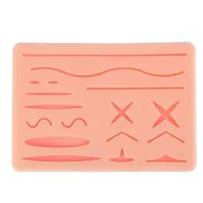 kit c/30pcs Simulador Sutura treino De Sutura Cirúrgica De Operação De Feridas Pele de sutura Almofada 3 Camadas