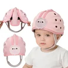 Capacete Protetor Bebê Anti-colisão Ajustável Transpirável para Engatinhar e Primeiros Passos
