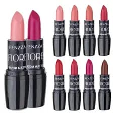 Batom Matte Fenzza Fiore Alta Pigmentação Longa Duração Acabamento Aveludado Cores Variadas