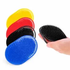 Kit 2 Pentes Ovais de Bolso Antiestático para Cabelo e Barba Compacto Ergonômico e Portátil Prático