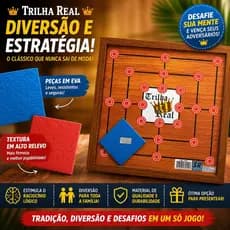 Jogo de Tabuleiro Trilha Tradicional Tabuleiro Peças em EVA Tabuleiro e Mesa