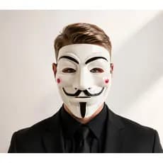 Máscara Anonymous  V Fantasia Terror Festas Anônimo  Halloween Carnaval