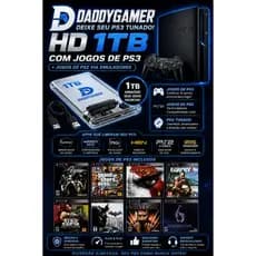 1tb Hd Ext P/ PLAYSTATION 3 ( Jogue ps2 no seu ps3 hen)