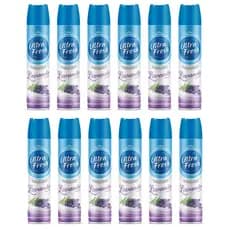 Kit 12 Odorizador Ambiente Ultra Fresh 400ml Lavanda Bom Ar