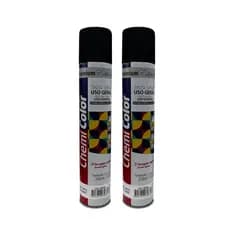 2 Unidades -  Tinta Spray 250ml Uso Geral Chemicolor Para Metais Plástico Cerâmica Gesso