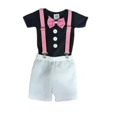 Roupa Festa Bebê Menino Conjunto Infantil Temático Mesversário Aniversário