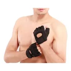 Luvas Poli-esportivas Ajustáveis Munhequeira Musculação