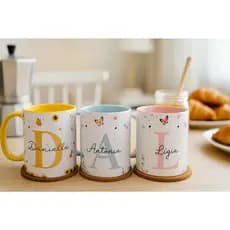 Canecas Personalizadas, Letra e Nome 6