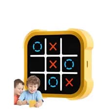 Brinquedo Eletrônico Jogo da Velha 3 em 1  Tic Tac Toe com Luz Sons Jogo Educativo Portátil Infantil