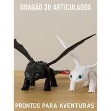 Brinquedo 3D Articulado Dragão Banguela Fúria da noite ou Fúria da luz Brinquedo menino menina FILME