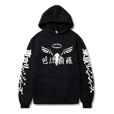 Blusa De Moletom Anime Tokyo Revengers Team Valhalla Faixas