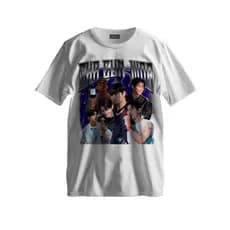 Camiseta Algodão Cha Eun Woo Cantor Kpop Ator Dorama Famoso True Beauty Idol Coreano Arte Exclusiva