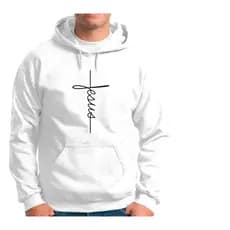 Moletom Canguru Jesus Fé Religião Deus Gospel Casaco Blusa de Frio Unissex