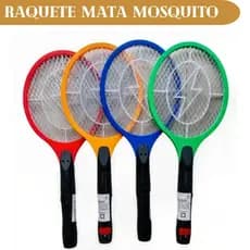 Raquete Mata Mosquito Recarregável Bivolt