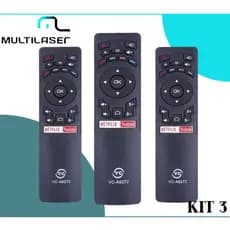 Controle Remoto Tv Multilaser Smart  VTl001 Tl002 Vc-A8272