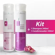 Kit Shampoo Condicionador de Alho 340ml Fortalecedor Oferta