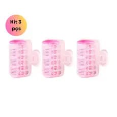 Kit 3 Bobs De Cabelo Autoaderente Tipo Presilha Curl Modelador De Cachos 6.5cm x 2.9cm 3 bobs