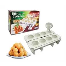 Máquina De Fazer Salgados Coxinhas 8 Formas Kit Completo