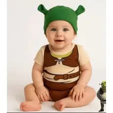Body do Sureck com Toca Bebe Mesversário Bori e Toca Fantasia Menino