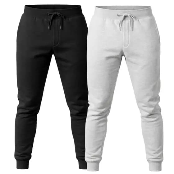 Promoção Calça Jogger em Moletom Masculina Casual Esporte Academia com Bolso na Frente