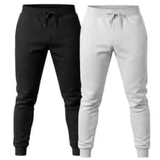 Promoção Calça Jogger em Moletom Masculina Casual Esporte Academia com Bolso na Frente